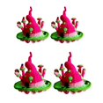 thumbnail image 1 of 4 Uds. Sombreros de Cubo de Planta de Ganchillo Sombreros de Plantas Fiesta Halloween Juego de Rol, 1 of 3