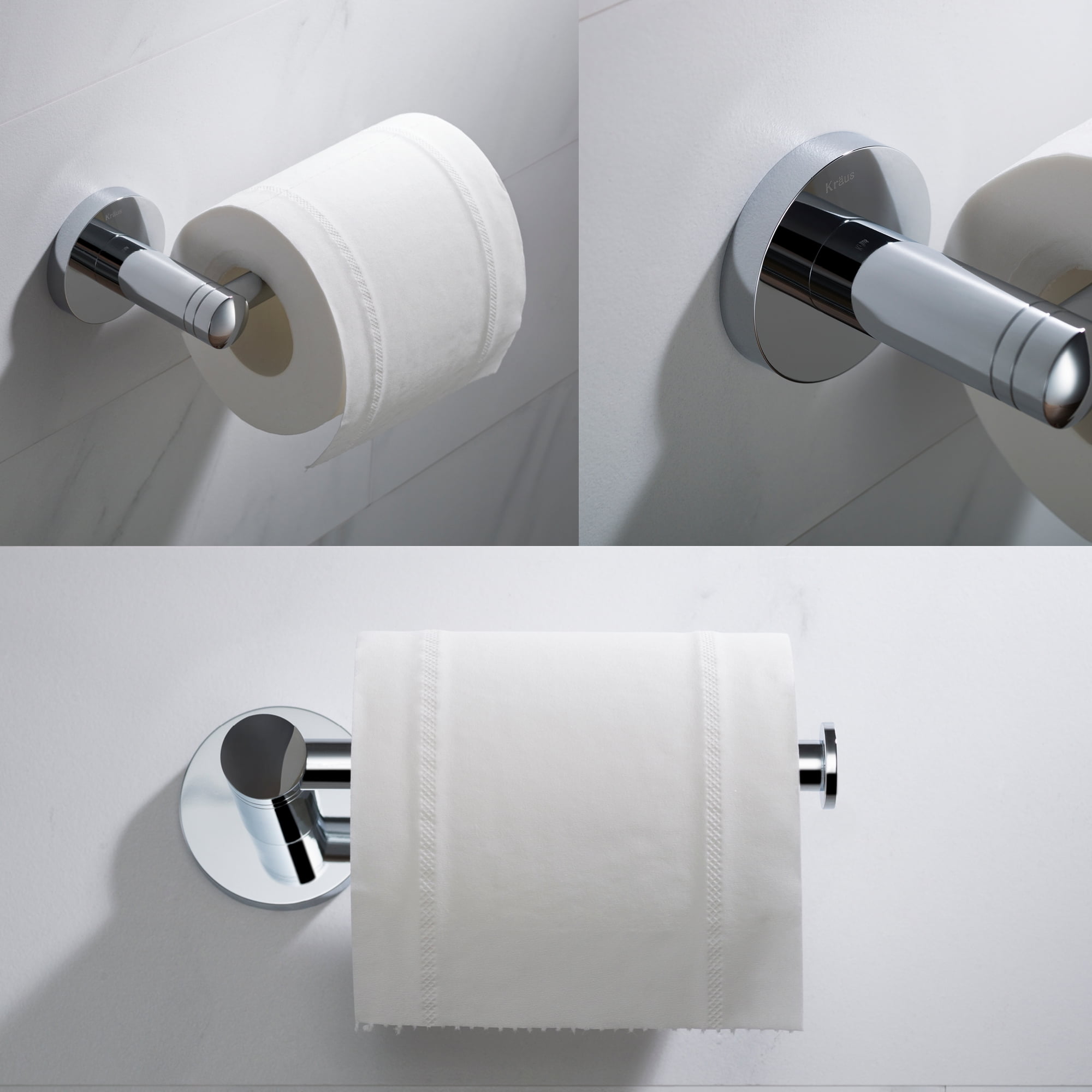 KRAUS Elie™ Bathroom Toilet Paper Holder, Chrome Finish