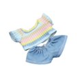 thumbnail image 3 of Ropa DIY para Muñecas de 5,91 Pulgadas Camisa Azul Rayas Baoblaze, 3 of 8