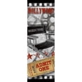 thumbnail image 3 of Knutsen, Conrad 7x14 Black Modern Framed Museum Art Print Titled - Admit One, 3 of 5