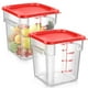 thumbnail image 1 of Contenedor de almacenamiento de alimentos Suclain Square Policarbonato 8qt, 1 of 6
