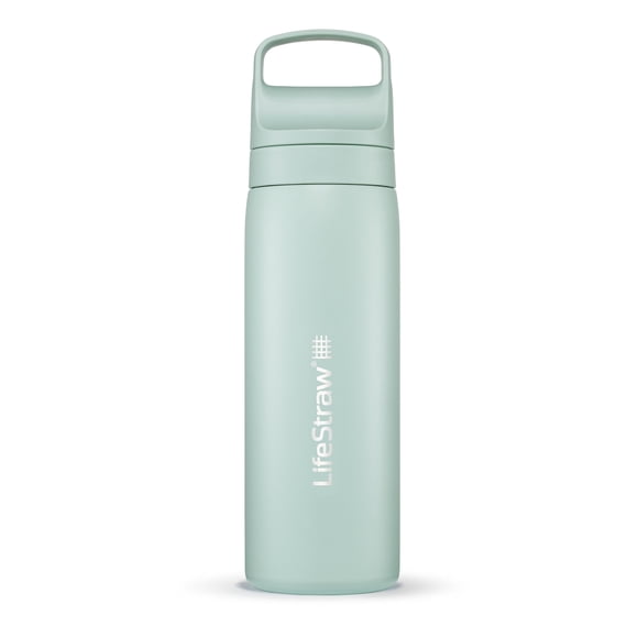 Botella con filtro de agua LifeStraw Go Series 530 ml Seafoam