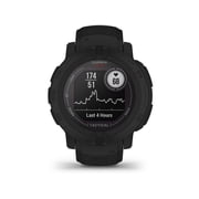 Garmin Instinct 2 Solar, Tactical-Edition, GPS Outdoor Watch, Solar Charging Capabilities, Multi-GNSS Support, Trackback Routing, Black