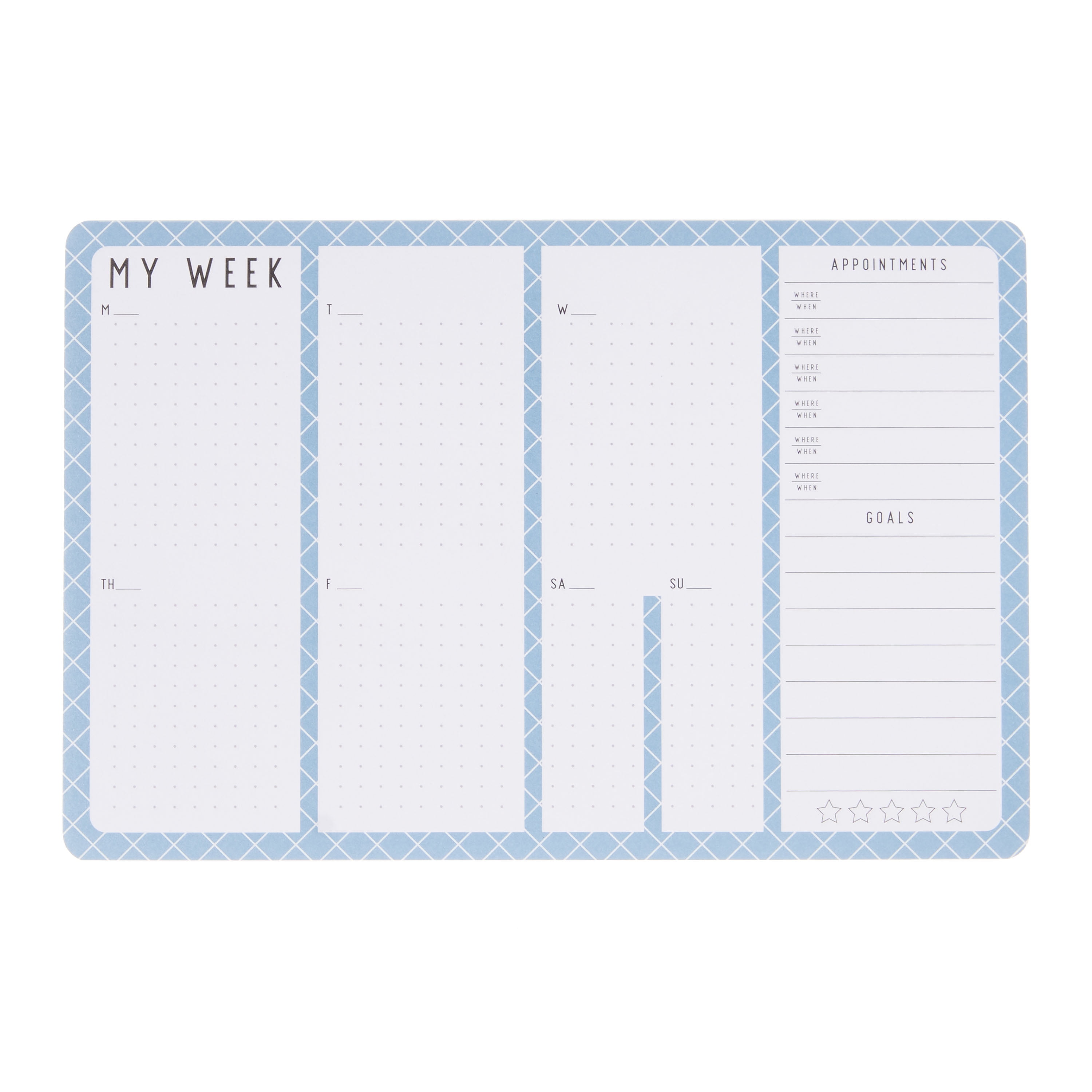 Pen+Gear Weekly Planner Pad, 52 Sheets