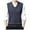 Grey, variant on Dpytoraw Male Knitted Vest Vest V Neck Sleeveless Padded Sweater Vest
