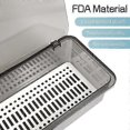 thumbnail image 4 of 3 Pcs Flatware Plastic Trays with Lid Cutlery Organizer Silverware Countertop Storage Containers Boxes, 4 of 4