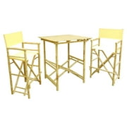 Phat Tommy Tall Foldable 3 Piece Patio Bistro Set