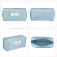 thumbnail image 3 of Unique Bargains 1 Pc Women Waterproof Makeup Bag for Business Travel Vacation Wedding Blue, 3 of 6