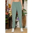 thumbnail image 2 of Celeste Design Women's Stretch Sweatpants S-3X Jogger Pants in Plaid and Animal Print, 2 of 5