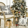 thumbnail image 5 of Sanmadrola Christmas Throw Pillow Covers 18''x18'' Set of 4 Decorative Holiday Pillows Cover Cases Farmhouse Decor for Xmas Decoration Home Couch Sofa, Gray, 5 of 8