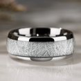 thumbnail image 4 of Anillo de suministro de acero inoxidable, joyería de piedra para hombre, accesorio de adorno para fiesta de boda, coleccionables, regalo de Ropa, zapatos y accesorios Miscelánea Plateado 6# Sonducket AP015022-01, 4 of 6