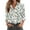 Light Green, variant on Xyxonk Long Sleeve Shirts for Women 2025 V Neck Pleated Shirts Dressy Casual Button Down Blouses with Pockets Loose Fit Summer Trendy Floral Print Clothing Black M