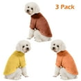 thumbnail image 2 of Paquete de 3 suéteres para perros Kyaringtso XXS naranja café amarillo, 2 of 7
