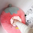 thumbnail image 2 of Almohada de peluche de conejito de 26 pulgadas, lindo animal de peluche de zanahoria, Kawaii Squishy Anime Plushie, almohada suave para abrazar el cuerpo, juguete de peluche de fruta, regalos par, 2 of 5