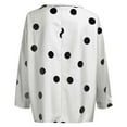 thumbnail image 5 of Elainilye Fashion Women Shirt Casual Boho Printing Half Sleeve T Shirts Lose Tank Tops,White, 5 of 6