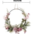 thumbnail image 4 of Dörrkransar,dörrkransdekoration,vårsommarkransdörrkransKonstgjordåretruntytterdörrDekorativblomsterkrans, 4 of 5