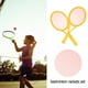 thumbnail image 2 of Juego de raquetas de tenis para padres e hijos, para exteriores, para niños y niñas, de bádminton (raqueta grande + 2 raquetas de tenis + 2 raquetas de bádminton), 2 of 7