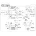 thumbnail image 4 of Aqua Eden VTOV512925S 51-Inch Acrylic Freestanding Tub with Seat and Drain, Glossy White, 4 of 4