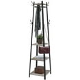 thumbnail image 5 of VASAGLE ALINRU Coat Rack with 3 Shelves Stand with Hooks for Scarves Bags and Umbrellas, 5 of 8