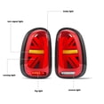 thumbnail image 3 of Conjunto De Luz Trasera LED, Luz Trasera Trasera Con Diseño De Gato De Unión, Luz De Funcionamiento Rojo LED, Luz Dinámica De Señal De ámbar, Luz De Freno LED Rojo, Luz, 3 of 7