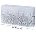 thumbnail image 2 of Polyester Curtain for Air Conditioning Units – Floral Design Windproof & Decorative Ideal for Living Room or Bath Versatile and Functional Home Accessory, 2 of 8