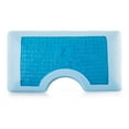 thumbnail image 4 of MALOUF Z Side Sleeper Shoulder Cutout Dough Memory Foam Pillow with Liquid Gel Layer-King, Blue, 4 of 4