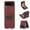 Winered, variant on Dteck Leather Wallet Case for Samsung Galaxy Z Flip 3 with Card Slots Card Holders Shockproof Protective Folding Case For Samsung Galaxy Z Flip 3,Brown