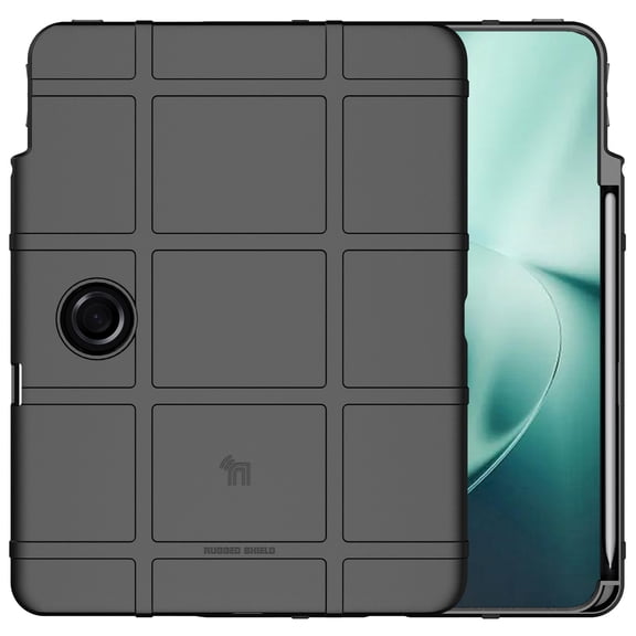 Case for OnePlus Pad 11.6" Tablet 2023, Slim Rugged Shield Protective Cover (with Holder Slot for Stylus Stylo Pen) - Black