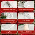 thumbnail image 4 of Christmas Soap Dispenser with Stainless Steel Pump, Holiday Bathroom Decor, Multi-Use Liquid Dispenser for Kitchen or Hand Soap, 1 Pack, 4 of 5