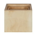 thumbnail image 3 of Kate and Laurel Domio Wall Hanging Planter Shelves, Set of 3, Natural Wood, Geometric Nesting Planter Collection, 3 of 7