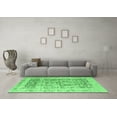 thumbnail image 3 of Ahgly Company Indoor Square Persian Emerald Green Traditional Area Rugs, 5' Square, 3 of 4