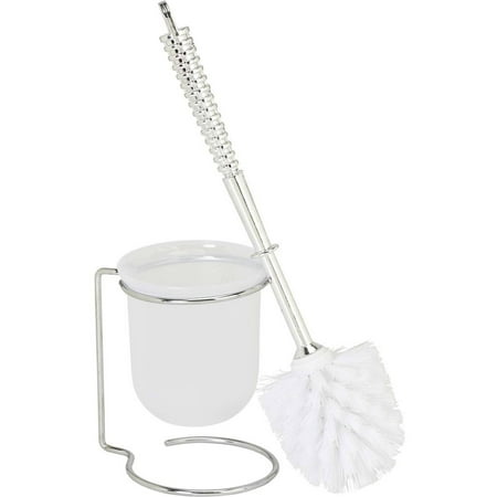 Bath Bliss Steel Toilet Brush and Holder in Chrome