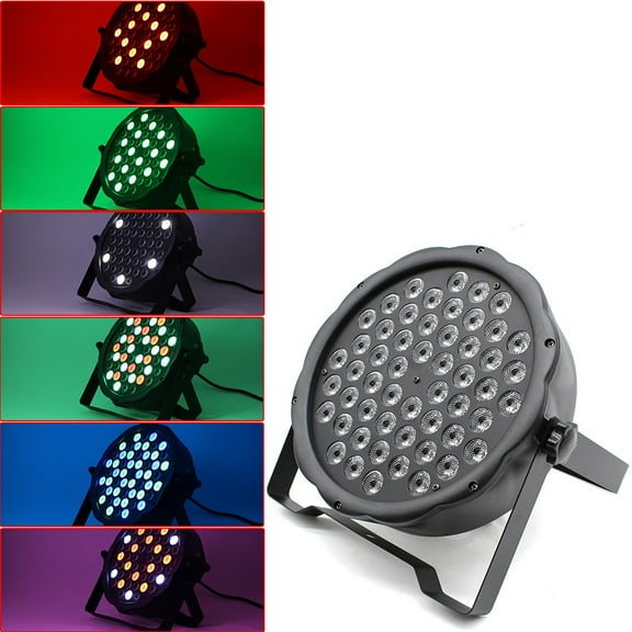 54*3W RGBW LED Par Light Stage Lighting DMX512 DJ Disco Party Show Light