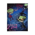 thumbnail image 2 of Invader Zim Poster Thick Blanket Cozy Soft Fuzzy Anti-pilling Flannel Throw Blanket Warm Sofa Bed Blanket 80"x60" For Adult Teen Kids, 2 of 8