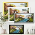 thumbnail image 4 of Designart 'Traditional Bulgarian River and House' Lake House Framed Art Print, 4 of 4