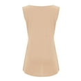 thumbnail image 6 of Admvng Women's Tank Tops Fashion Solid Color Sleeveless V-Neck Tank Top, 6 of 6