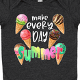 thumbnail image 4 of Inktastic Make Every Day Summer Ice Cream Cones Boys or Girls Baby Bodysuit, 4 of 5