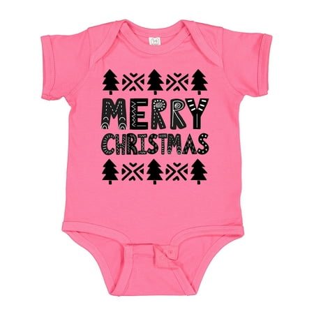 

Inktastic Scandinavian Merry Christmas Gift Baby Boy or Baby Girl Bodysuit