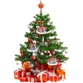 thumbnail image 2 of Navidad Diy Saludo Escrito A Mano Muñeco De Nieve Colgantes De Árbol De Navidad Adornos De Resina De Navidad Kearding HA043595-06, 2 of 6