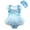 Blue, variant on Mercatoo Baby Girls Princess Lace Layer One 𝐏iece Swimsuit Tutu Dress Bathing Suit Bikini 2Pcs Sets with Hat Toddler Swimwear
