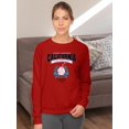 thumbnail image 2 of California Baseball W Flames Sweatshirt Women -Image by Shutterstock, Female XX-Large, 2 of 4
