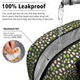 thumbnail image 5 of Insulated Lunch Bag for Women, Floral Print Oxford Fabric Lunch Box, Leakproof Thermal Cooler Tote for Work, School & Picnic, Animal Leopard Print, 5 of 5