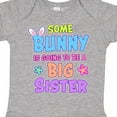 thumbnail image 4 of Inktastic Some Bunny is Going to Be a Big Sister with Bunny Ears and Flowers Girls Baby Bodysuit, 4 of 5