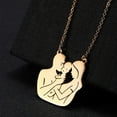 thumbnail image 3 of 2 PCS Mother Daughter necklace, Family necklace, 3 of 7