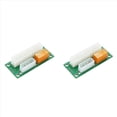 thumbnail image 1 of 2X Adaptador de Fuente de Alimentación Múltiple ATX Dual PSU, Placa de Alimentación Sincrónica, Agregue 2 PSU con LED de Alimentación una Conector Molex de, 1 of 5