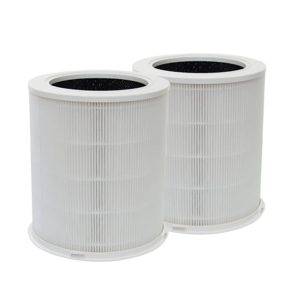 PUREBURG Replacement True HEPA Filters Compatible with GCZ AP402 Air Purifiers,2-Pack H13 4-Stage Filtration Activated Carbon 2-in-1