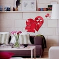 thumbnail image 2 of Pegatinas de pared de espejo 3D Love Heart Decal DIY Home Dormitorio Art Decor (Rojo) Ehuebsd Libre de BPA, 2 of 6
