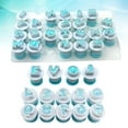 thumbnail image 3 of HINTRMENT 36 Pcs Embossed Molds Sky-Blue Abs Material Chocolate Letters For Cake Decoration And Baking Tools, 3 of 8