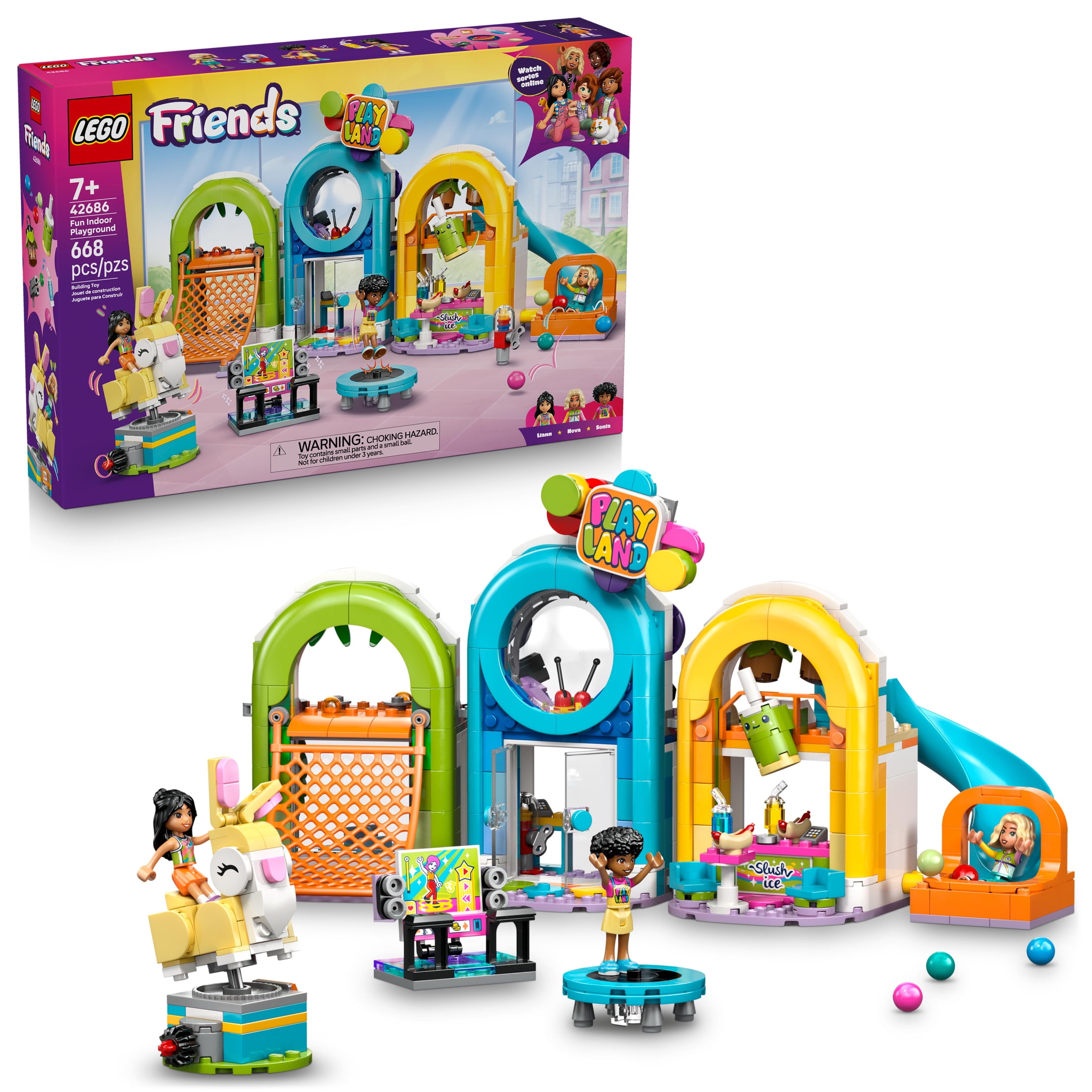 LEGO DUPLO Town Playground Set for Toddlers, Whale Slide, Rocket