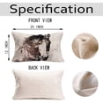 thumbnail image 2 of Vintage&nbsp;Horse Lumbar Throw Pillow Covers Oil Painting with Animal Horse Farmhouse Pillows Cover&nbsp;Rectangle Pillow Cases for Bed Sofa Couch Car Bedroom 12x20 Inches (Horse, 12"X20"), 2 of 4